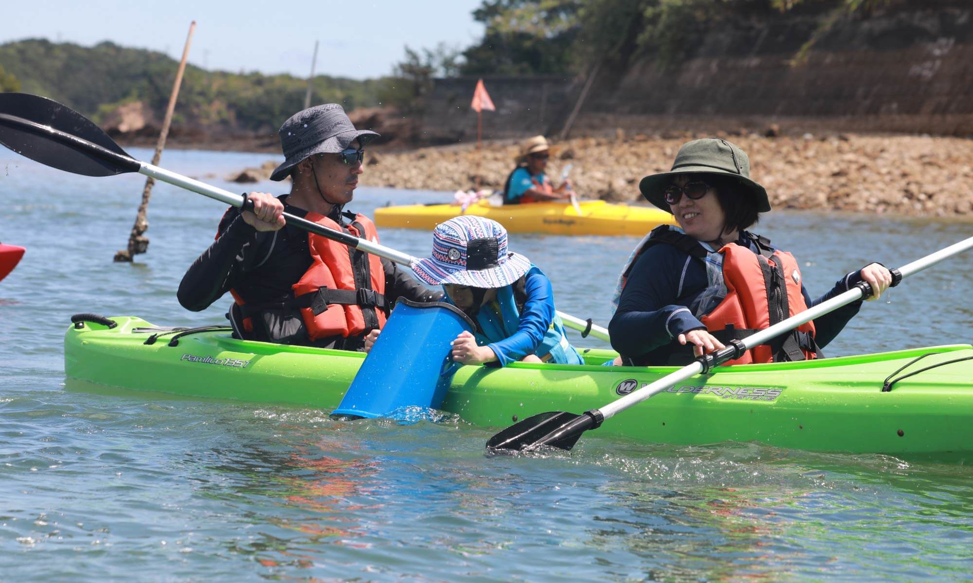 英虞湾でのシーカヤック