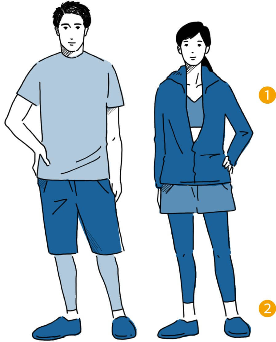 スノーケルの服装イメージ